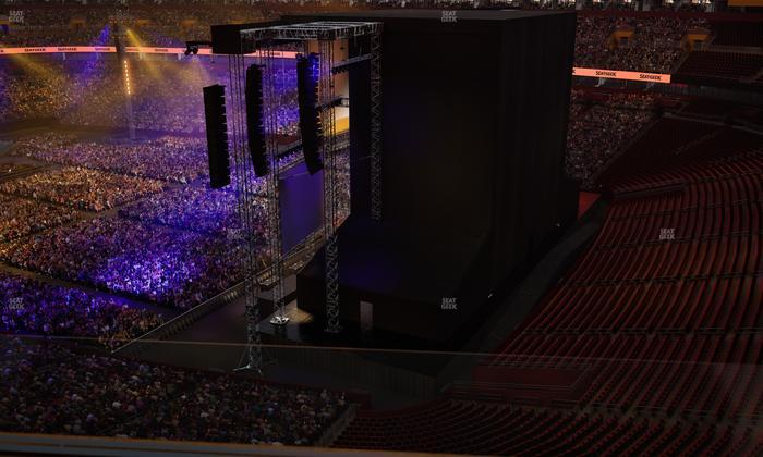 Northwest Stadium - Section Loge Suite West 354 Seat View