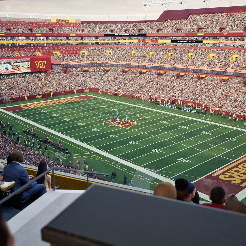 Northwest Stadium - Section Loge Suite West 354 Seat View