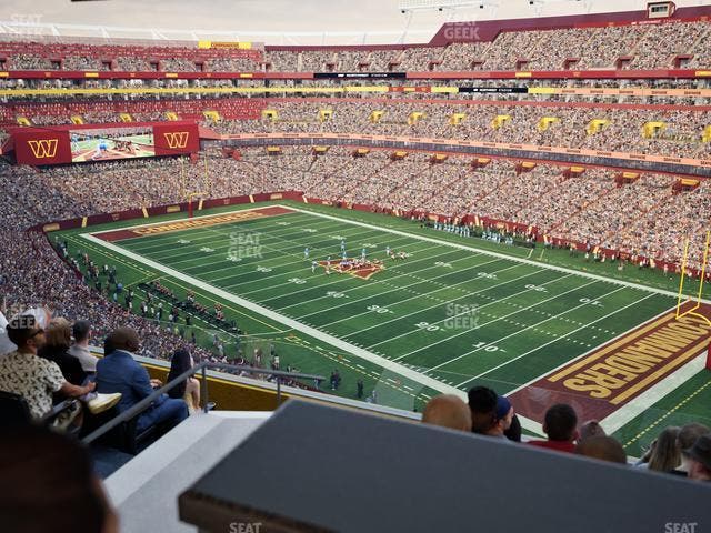 Northwest Stadium - Section Loge Suite West 354 Seat View