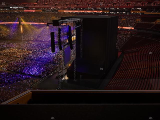 Northwest Stadium - Section Loge Suite West 355 Seat View