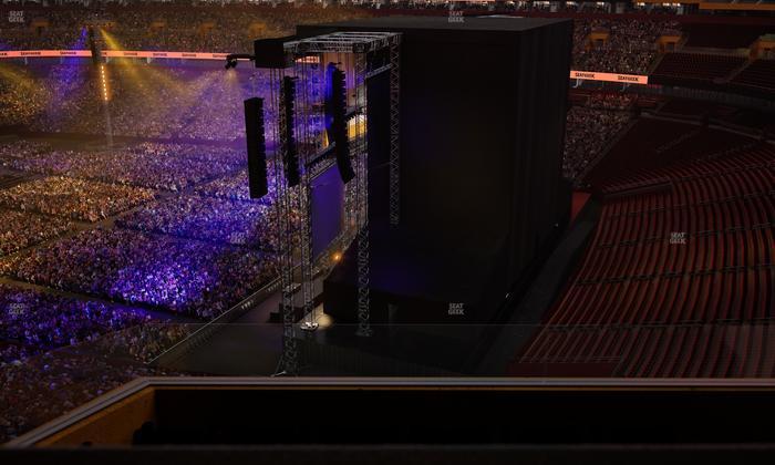 Northwest Stadium - Section Loge Suite West 355 Seat View