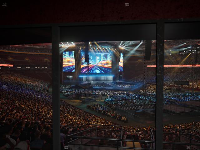 Northwest Stadium - Section Owners Club East Seat View