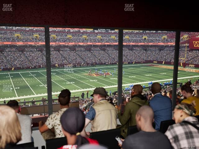 Northwest Stadium - Section Owners Club West Seat View