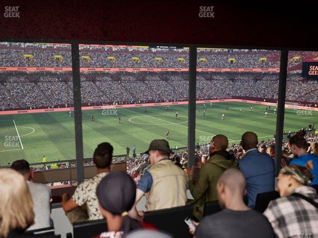 Northwest Stadium - Section Owners Club West Seat View