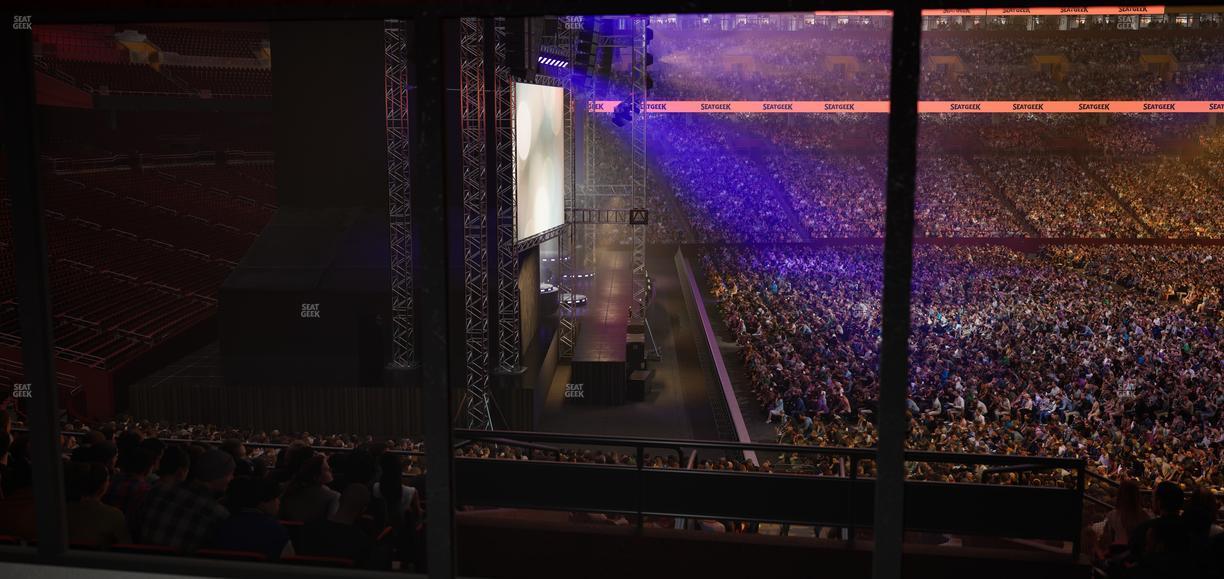 Northwest Stadium - Section Owners Club West Seat View