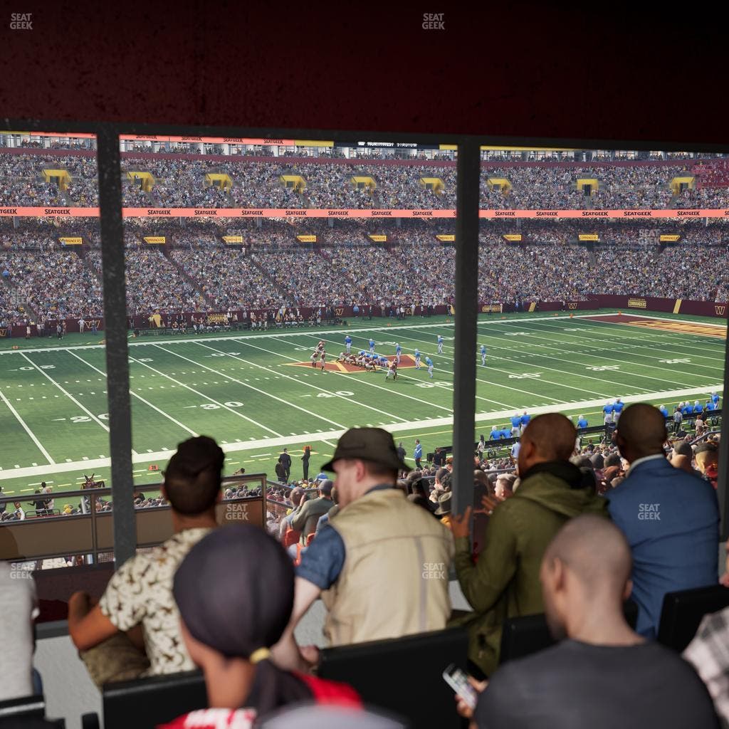 Northwest Stadium - Section Owners Club West Seat View