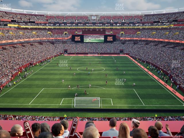 Northwest Stadium - Section Sro 332 Seat View Northwest Stadium - Section Sro 332 Seat View