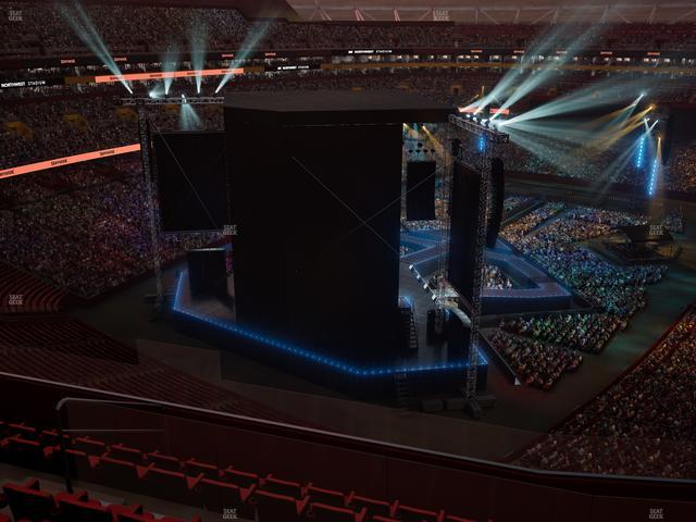 Northwest Stadium - Section Sro 410 Seat View