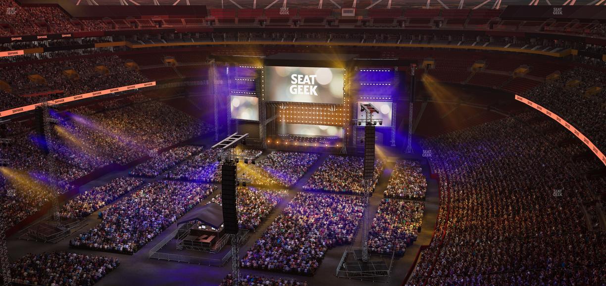 Northwest Stadium - Section Sro 438 Seat View