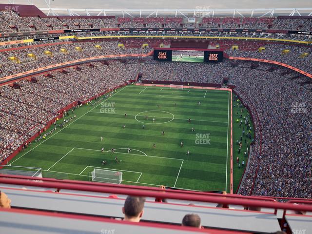 Northwest Stadium - Section Sro 439 Seat View Northwest Stadium - Section Sro 439 Seat View