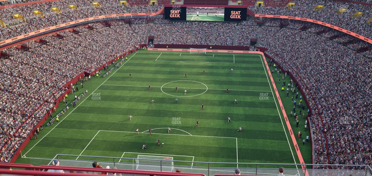 Northwest Stadium - Section Sro 440 Seat View