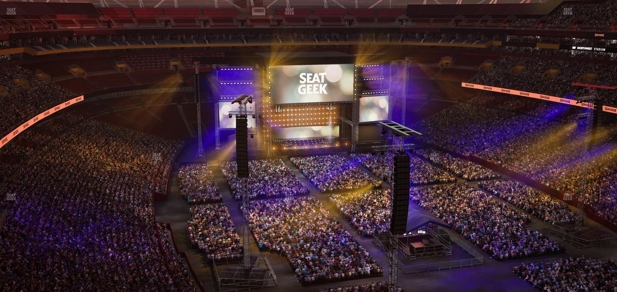 Northwest Stadium - Section Sro 444 Seat View