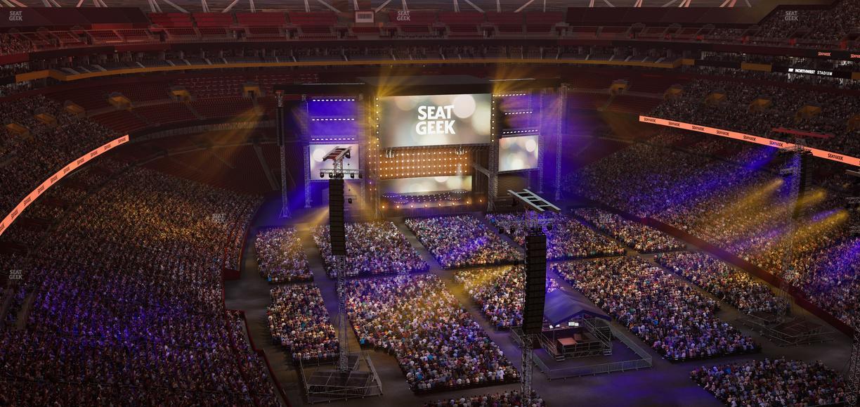 Northwest Stadium - Section Sro 444 Seat View