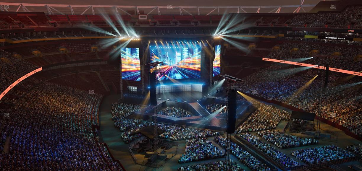 Northwest Stadium - Section Sro 445 Seat View