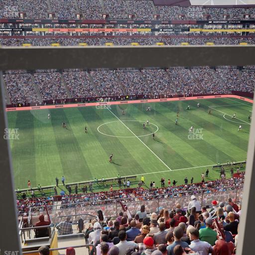 Northwest Stadium - Section Suite 107 Seat View