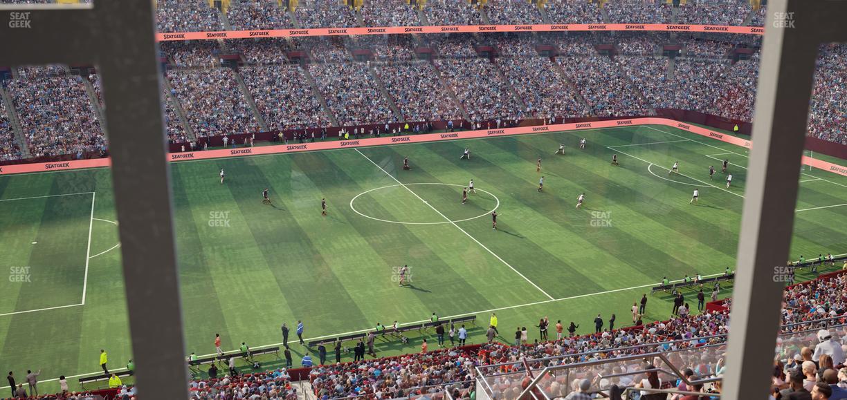 Northwest Stadium - Section Suite 108 Seat View