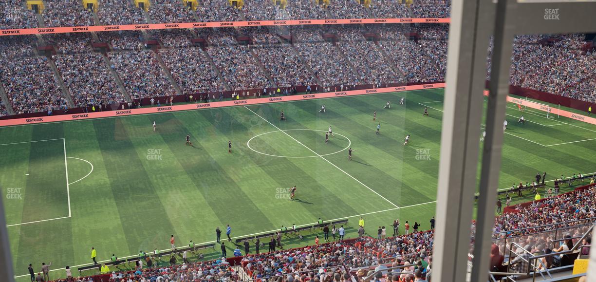 Northwest Stadium - Section Suite 109 Seat View