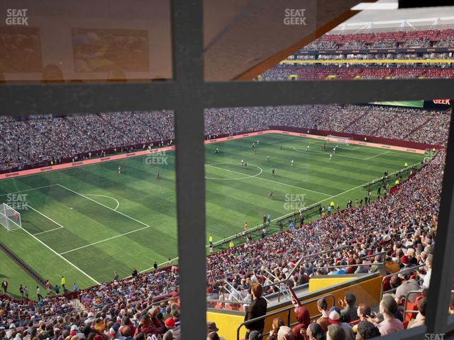 Northwest Stadium - Section Suite 118 Seat View Northwest Stadium - Section Suite 118 Seat View