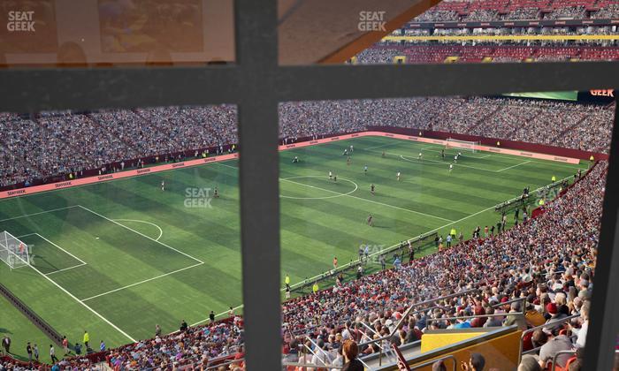 Northwest Stadium - Section Suite 118 Seat View