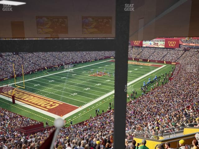Northwest Stadium - Section Suite 122 Seat View