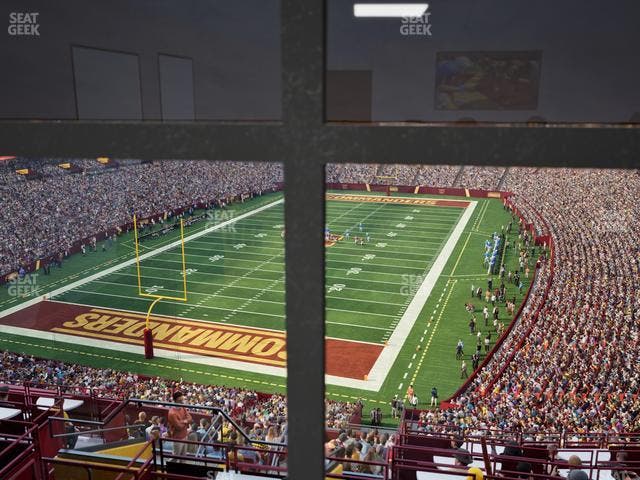 Northwest Stadium - Section Suite 128 Seat View