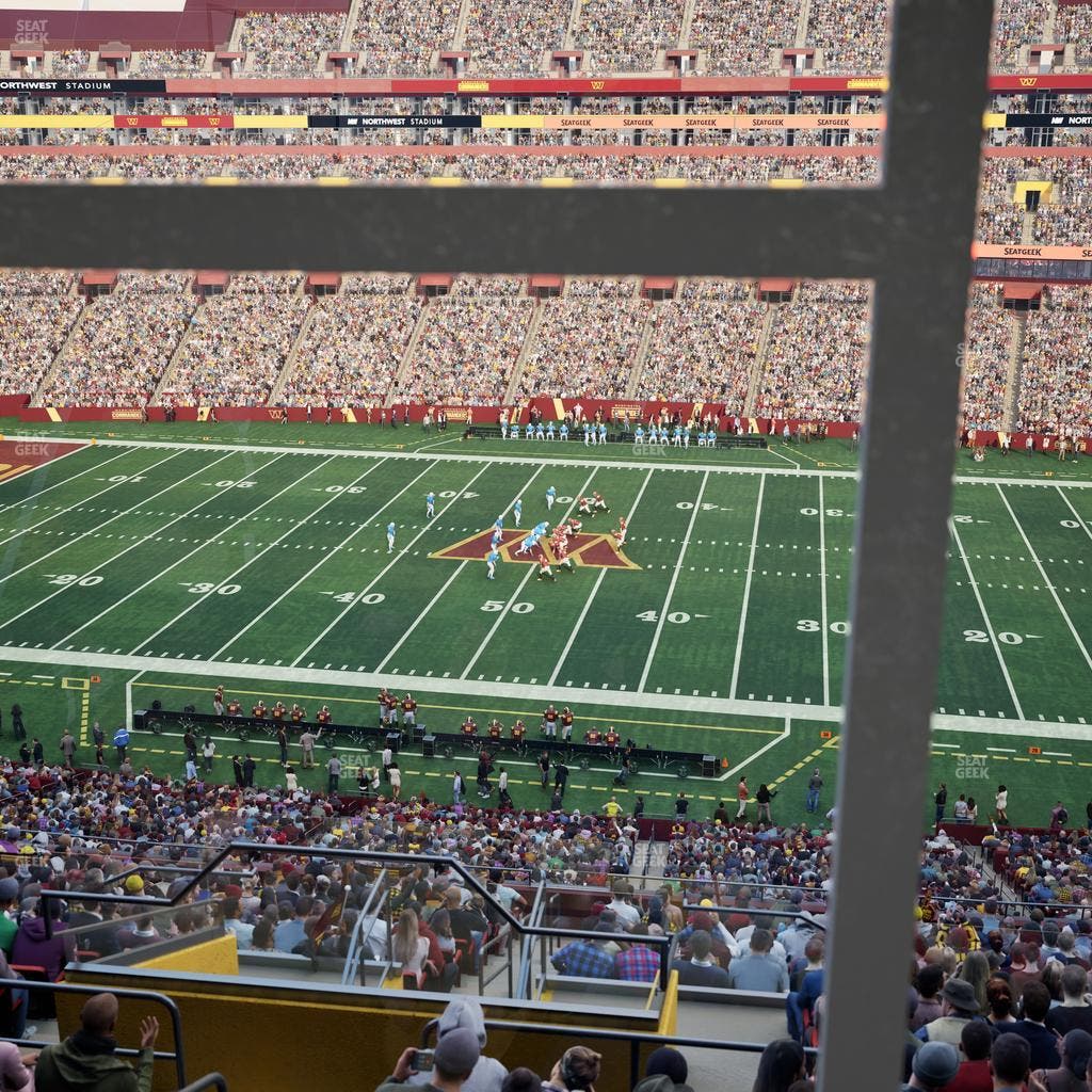Northwest Stadium - Section Suite 168 Seat View
