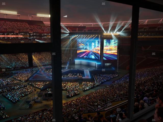 Northwest Stadium - Section Suite 183 Seat View