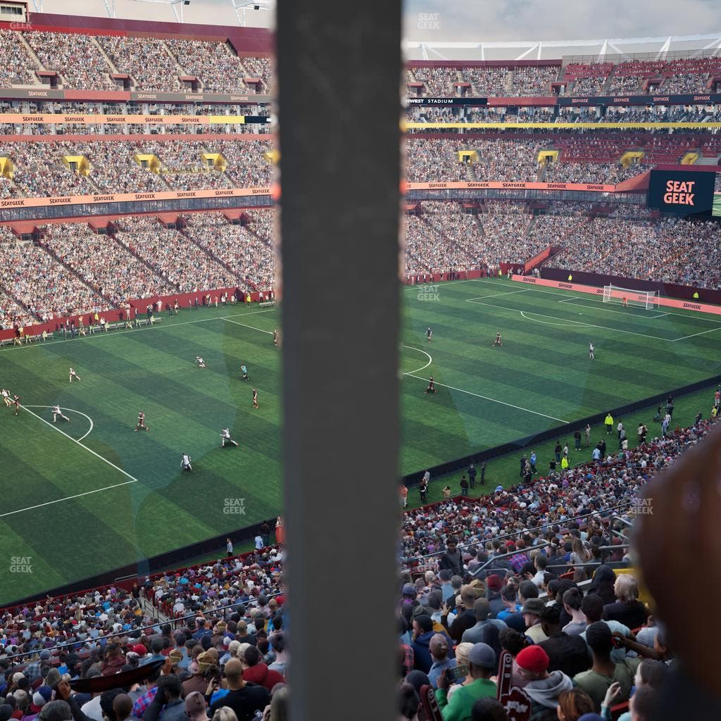 Northwest Stadium - Section Suite 185 Seat View