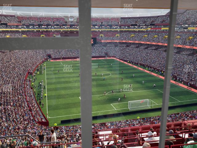 Northwest Stadium - Section Suite 214 Seat View Northwest Stadium - Section Suite 214 Seat View