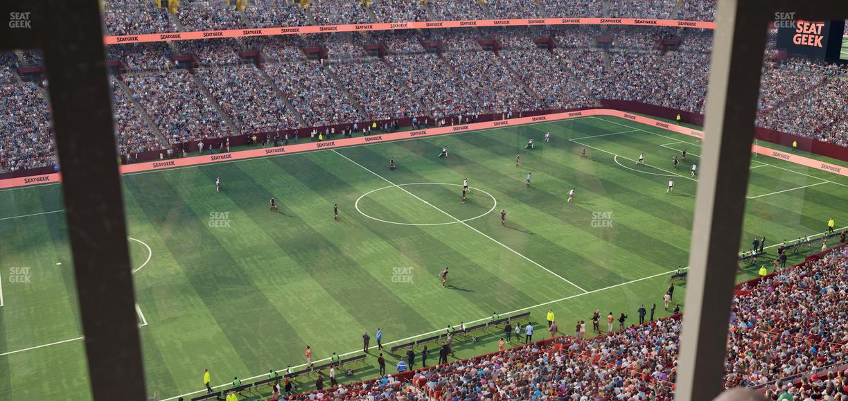 Northwest Stadium - Section Suite 312 Seat View