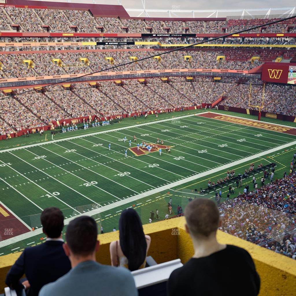 Northwest Stadium - Section Theater Box 1 Seat View