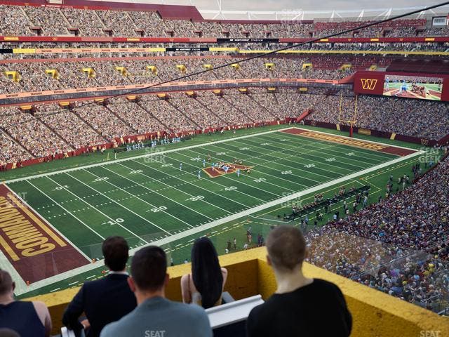 Northwest Stadium - Section Theater Box 1 Seat View