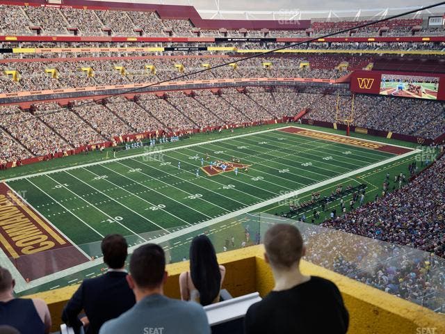 Northwest Stadium - Section Theater Box 1 Seat View