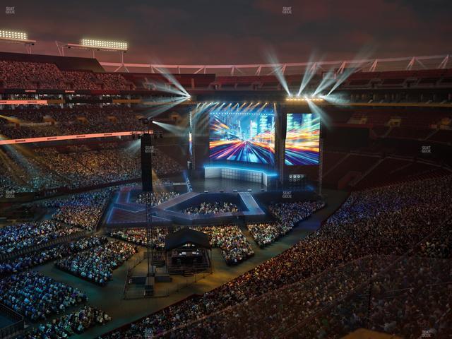 Northwest Stadium - Section Theater Box 1 Seat View