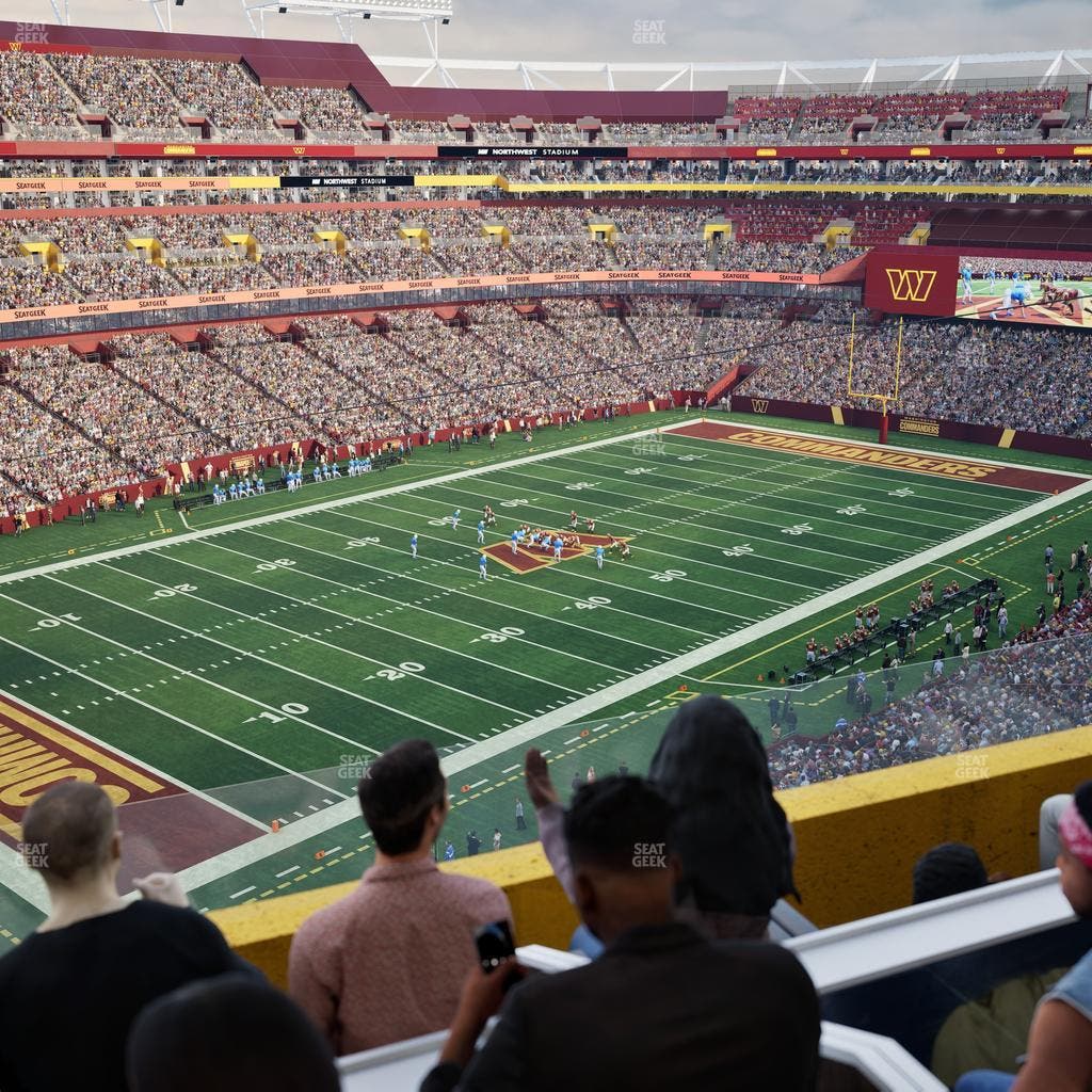 Northwest Stadium - Section Theater Box 10 Seat View