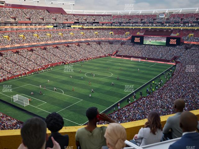 Northwest Stadium - Section Theater Box 18 Seat View Northwest Stadium - Section Theater Box 18 Seat View