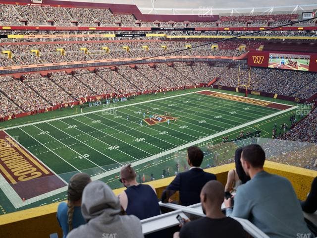 Northwest Stadium - Section Theater Box 2 Seat View