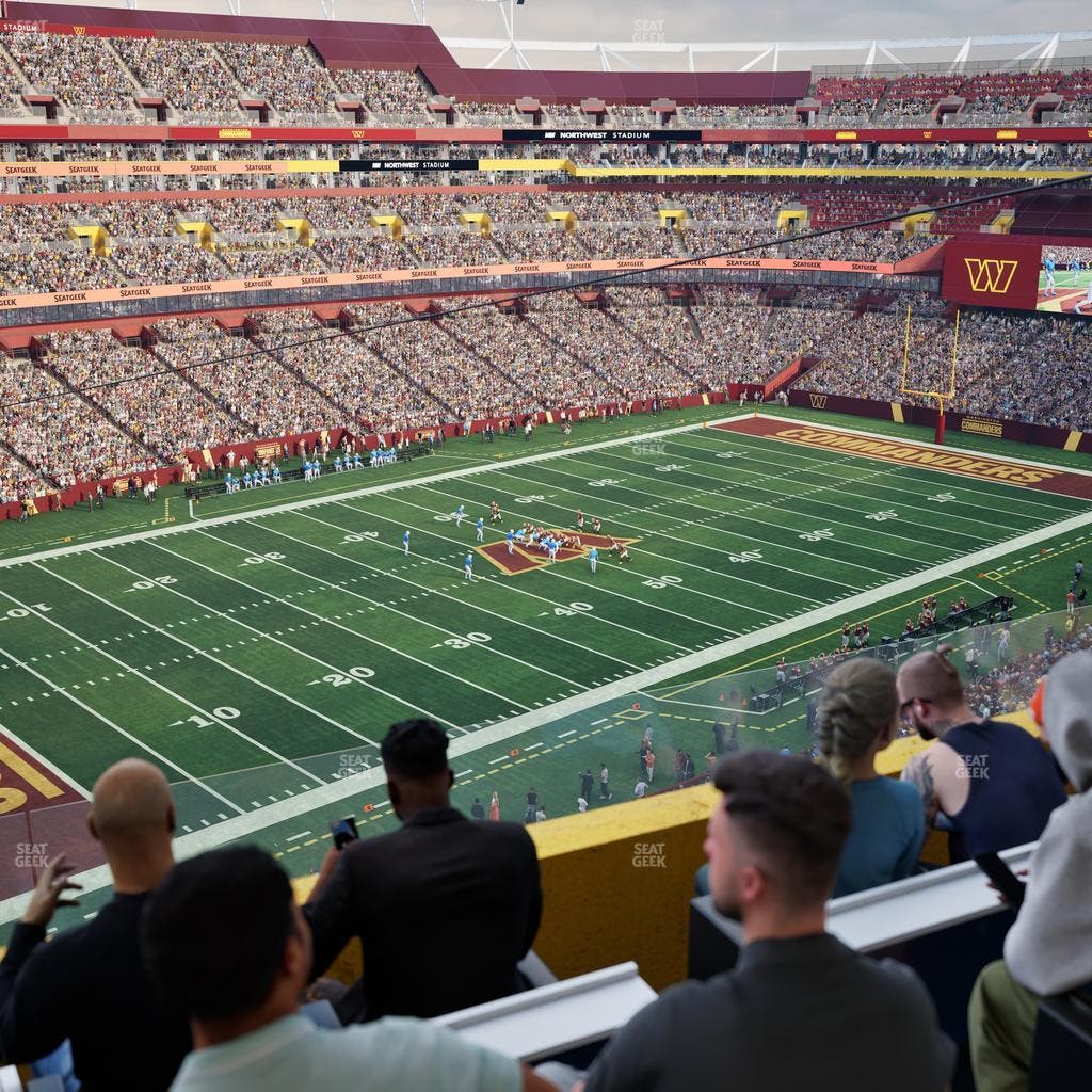 Northwest Stadium - Section Theater Box 3 Seat View