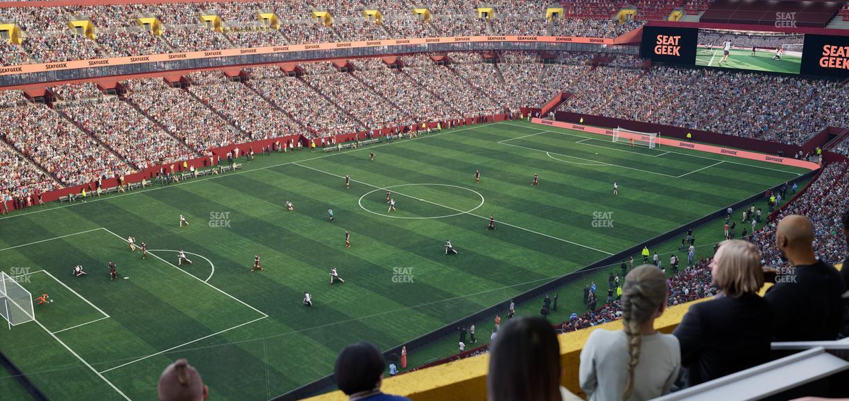 Northwest Stadium - Section Theater Box 5 Seat View