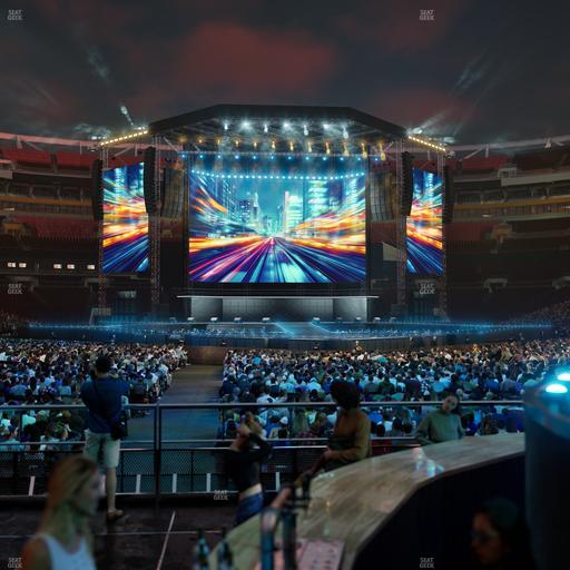 Northwest Stadium - Section Vip Bar Seat View
