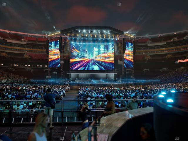 Northwest Stadium - Section Vip Bar Seat View