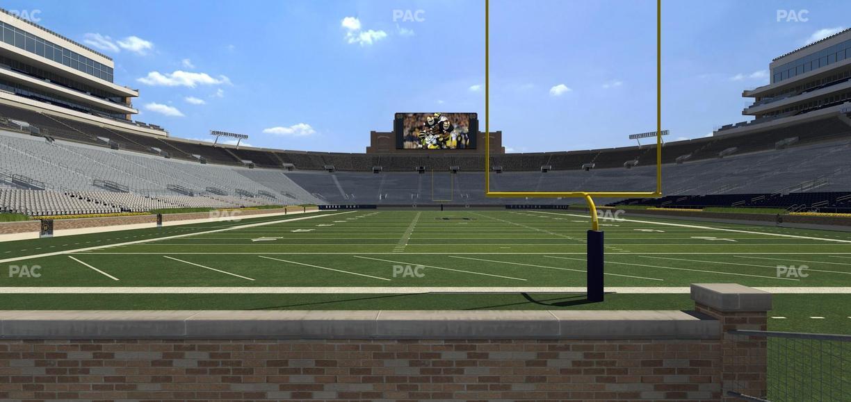 Notre Dame Stadium - Section 1 Seat View