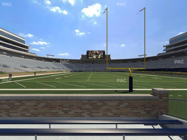 Notre Dame Stadium - Section 1 Seat View