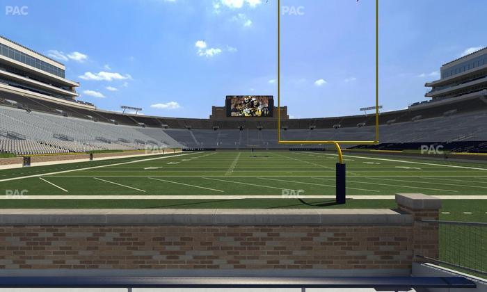 Notre Dame Stadium - Section 1 Seat View