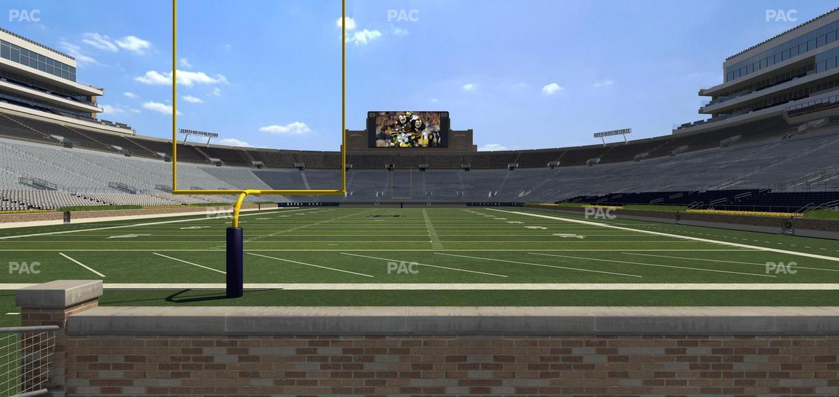 Notre Dame Stadium - Section 1 Seat View