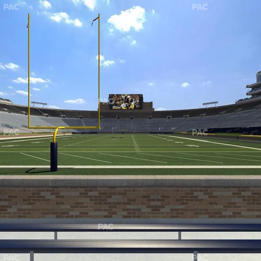 Notre Dame Stadium - Section 1 Seat View