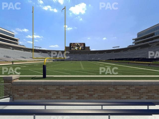 Notre Dame Stadium - Section 1 Seat View