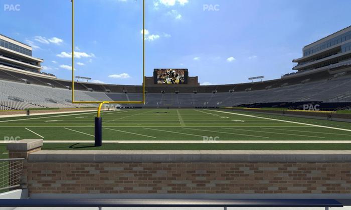 Notre Dame Stadium - Section 1 Seat View