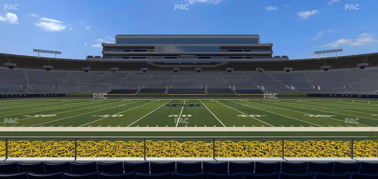 Notre Dame Stadium - Section 10 Seat View