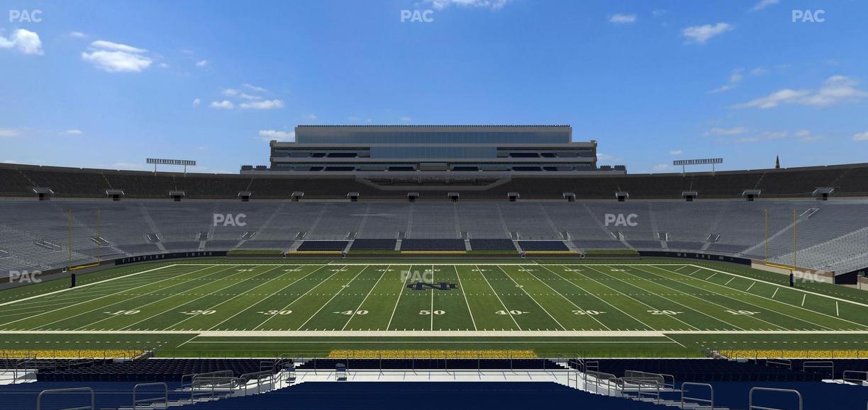 Notre Dame Stadium - Section 10 Seat View